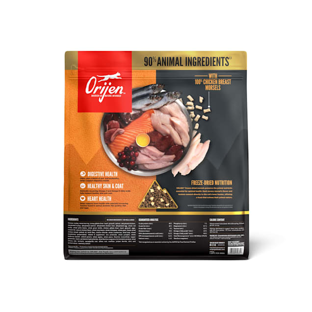 ORIJEN Wild Reserve Free-Run Chicken & Wild-Caught Fish Recipe Dry Cat Food, 6.5 lbs.