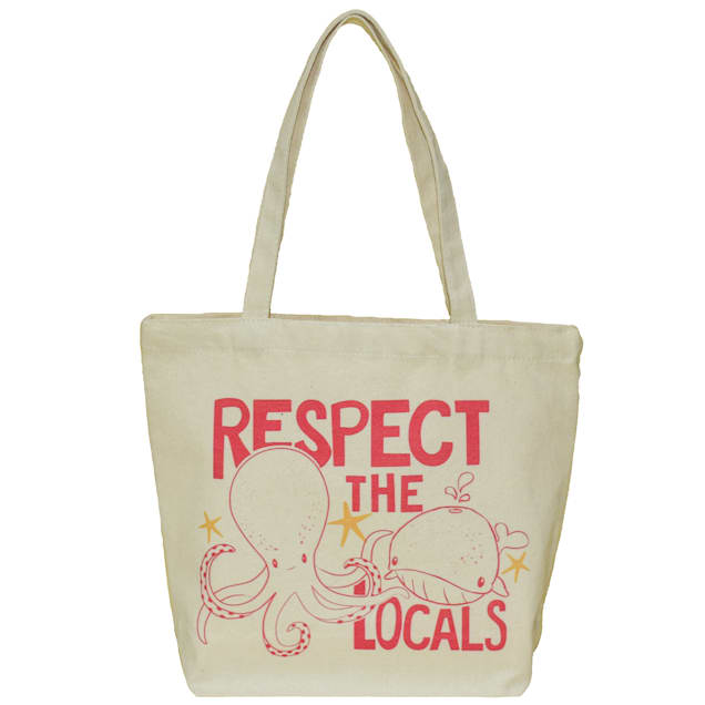 Zanden Respect The Locals Natural Tote Bag - Carousel image #1
