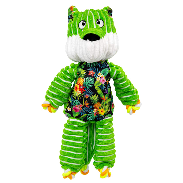 KONG Floppy Knots Fox Tropical Dog Toy, Medium/Large | Petco