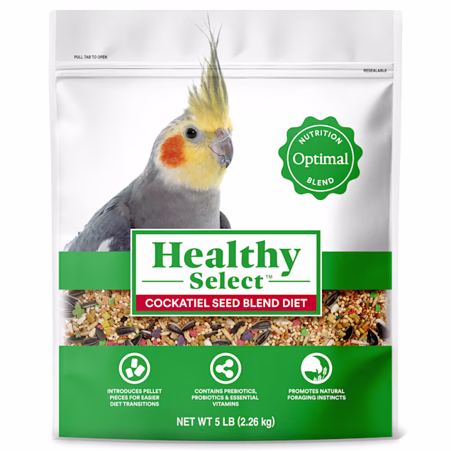 Healthy Select Cockatiel Seed Blend Diet, 5 lbs. - Carousel image #1
