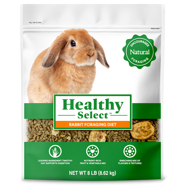 Healthy Select Rabbit Foraging Diet for Small Animals, 8 lbs. - Carousel image #1