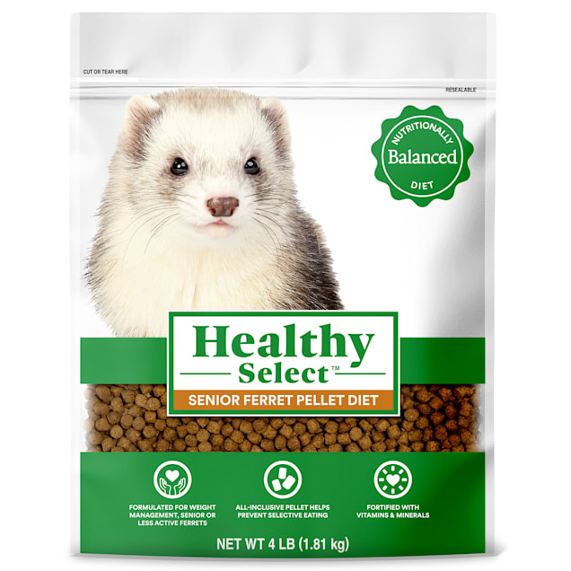 Healthy Select Senior Ferret Pellet Diet for Small Animals, 4 lbs. - Carousel image #1