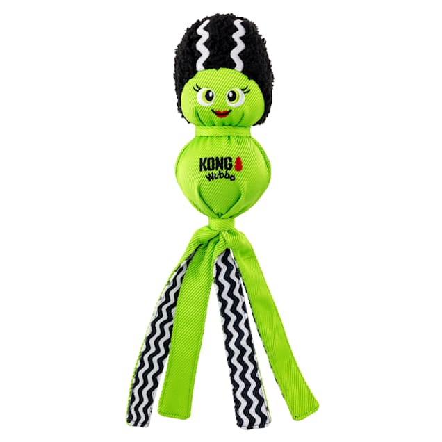 KONG Halloween Wubba Ballistic Bride of Frankenstein Dog Toy, Large - Carousel image #1