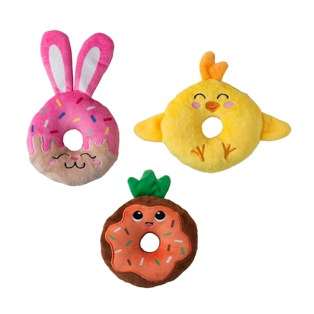 PetShop by Fringe Studio Holey Easter Donuts Toy for Dogs, Small - Carousel image #1