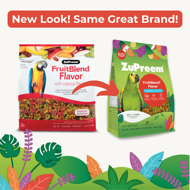 ZuPreem フルーツブレンド 10 lb ZuPreem Large FruitBlend for Parrots & Conures, 10 lbs. | Petco