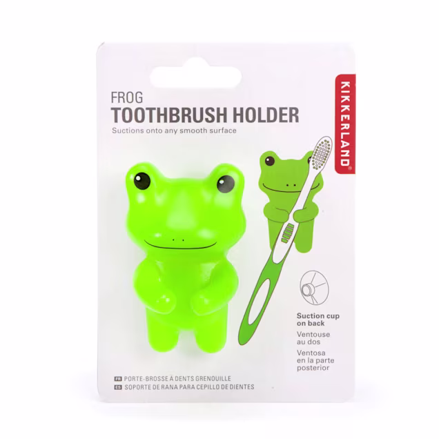 Kikkerland Design Frog Toothbrush Holder - Carousel image #1