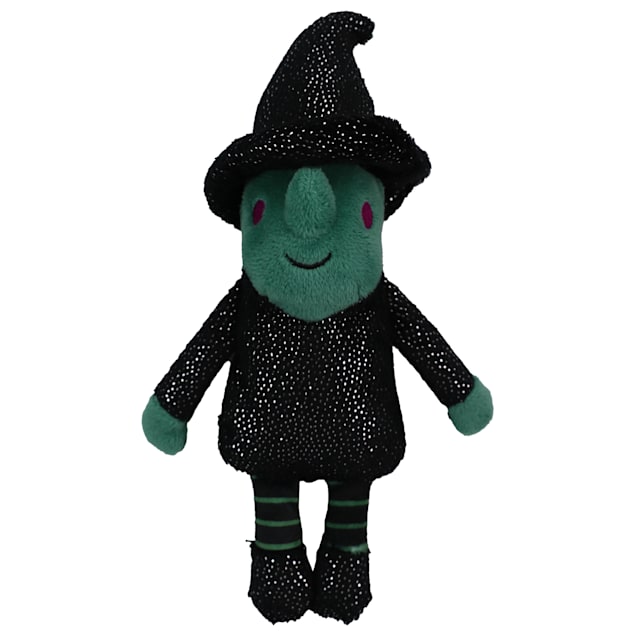 Bark-A-Boo Stuffed Witch Dog Toy, Small - Carousel image #1