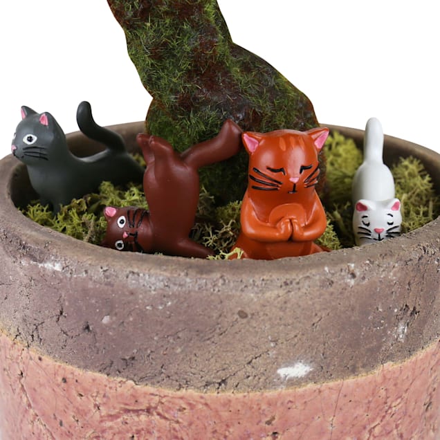 Gift Republic Yoga Cat Plant Markers | Petco