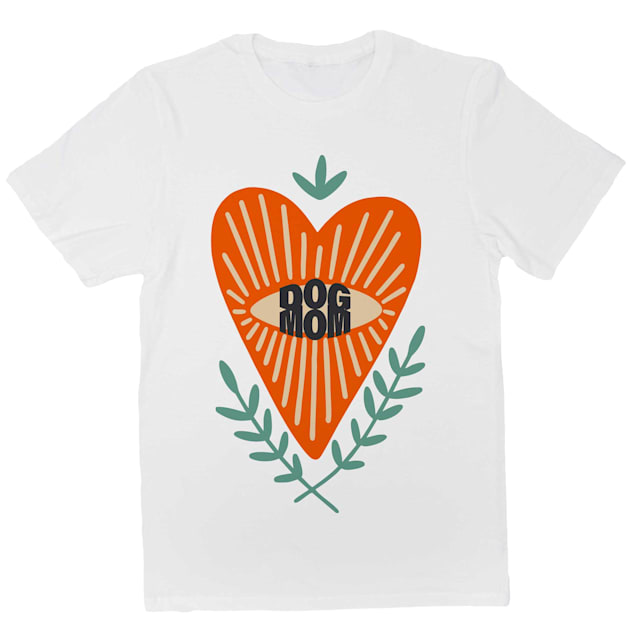 Zanden Dog Mom Heart Adult Unisex T-Shirt, X-Small - Carousel image #1