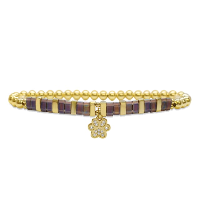 Stia Couture Brands Skylar Paige So Charming Pawsitive Vibes Stretch Bracelet - Carousel image #1