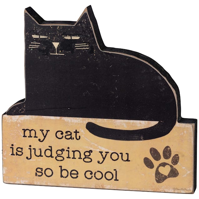 Primitives by Kathy Judging You Chunky Sitter Decor - Carousel image #1