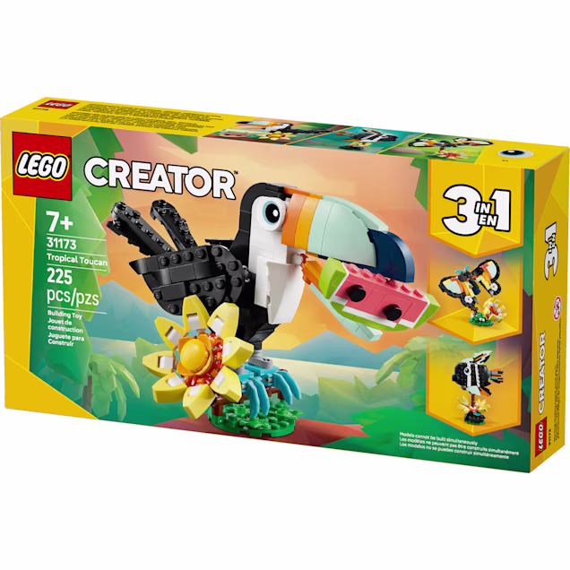 LEGO Creator Tropical Toucan 3-in-1 Set - Carousel image #1