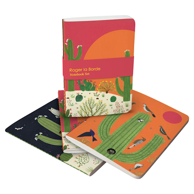 Roger la Borde Cactus Grove A6 Softback Journal Set, Set of 3 - Carousel image #1