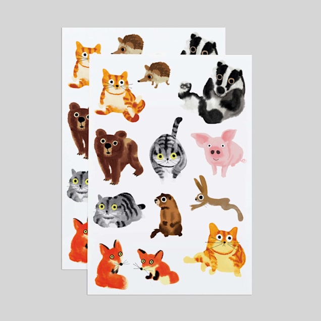 Tattly Furry Friends Tattoo Sheet - Thumbnail 2