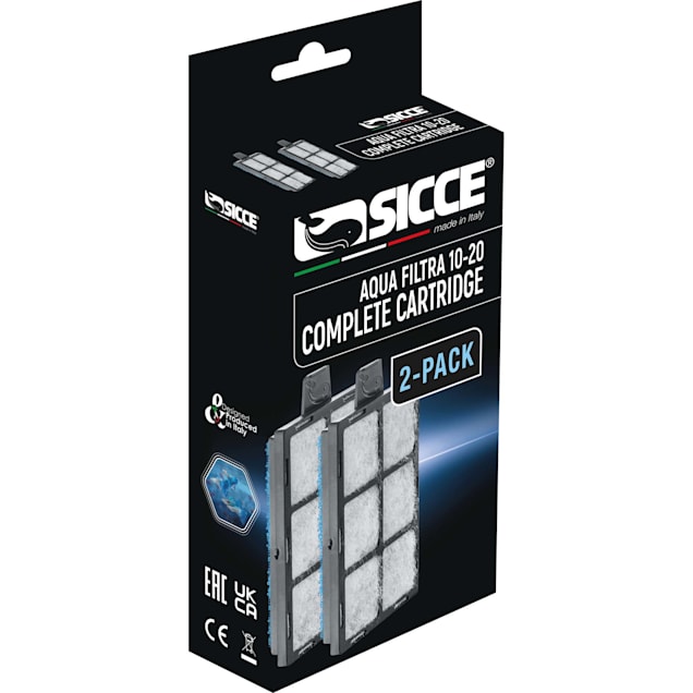 Sicce Aqua Filtra 10-20 Replacement Complete Cartridge, Pack of 2 - Carousel image #1