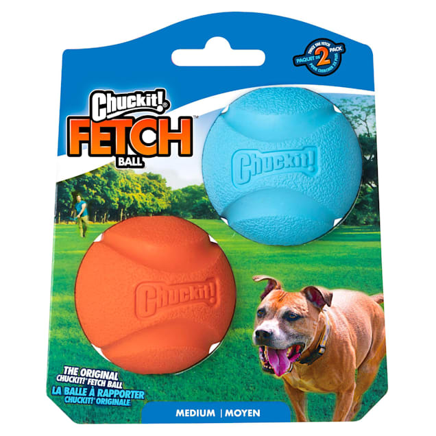 Chuckit! Fetch Ball Dog Toy, Medium, Pack of 2 - Carousel image #1