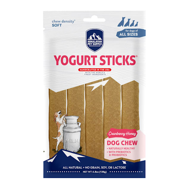 Himalayan Dog Chew Cranberry & Honey Yogurt Sticks for Dogs, 4.8 oz. - Carousel image #1