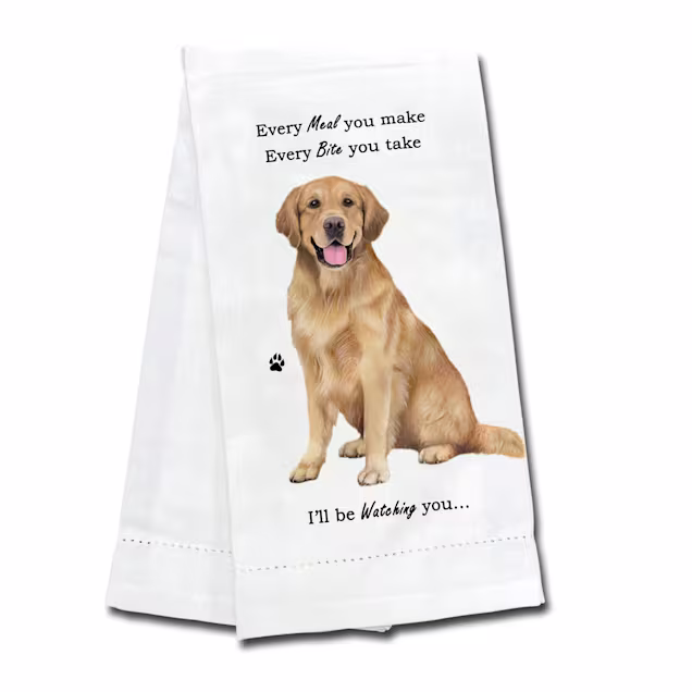 E&S Pets Golden Retriever Kitchen Towel - Carousel image #1