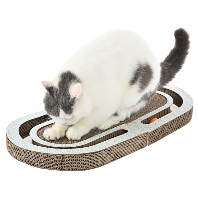 Max & Marlow Ball Track Cat Scratcher, 2" H - Carousel image #1