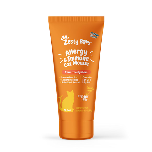 Zesty Paws Mousse Allergy & Immune, Chicken for Cats, 3 oz. - Carousel image #1