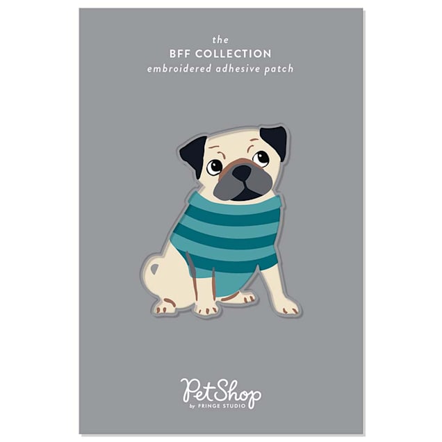 ★ pug★ PetShop by Fringe Studio Sweater Pug Patch | Petco