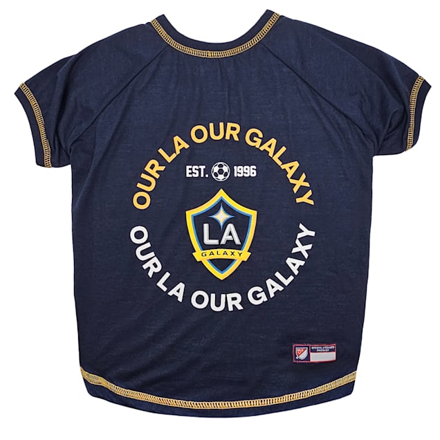 Pets First MLS Pet Tee Shirt, LA Galaxy, Medium - Carousel image #1