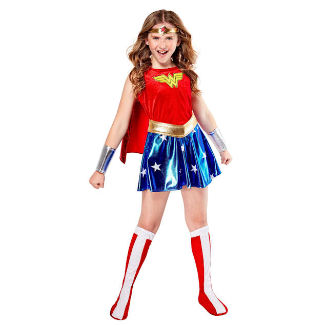 RUBIES DC Comics: Wonder Woman Kids Costume, Small - Carousel image #1