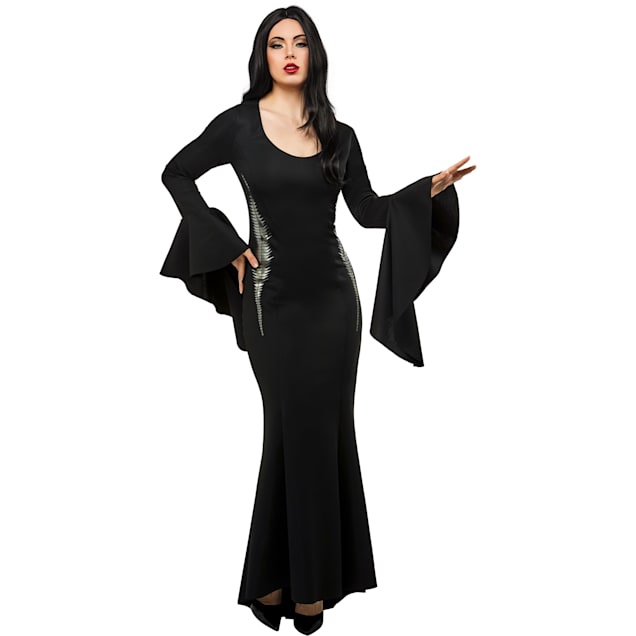 RUBIES Morticia Addams Adult Costume Dress, Small - Carousel image #1