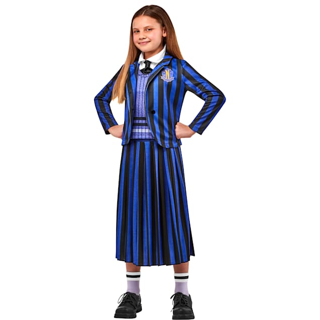 RUBIES Kids Nevermore Academy Uniform Costume, Small - Carousel image #1
