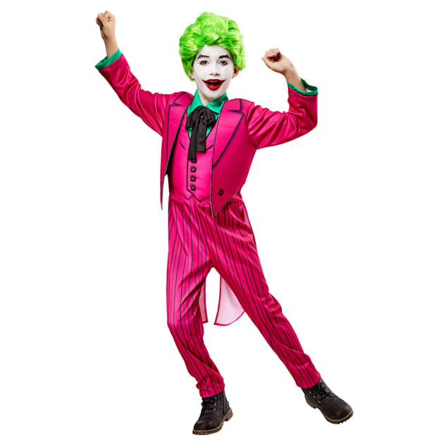RUBIES Batman: 1966 the Joker Deluxe Kids Costume, Small - Carousel image #1