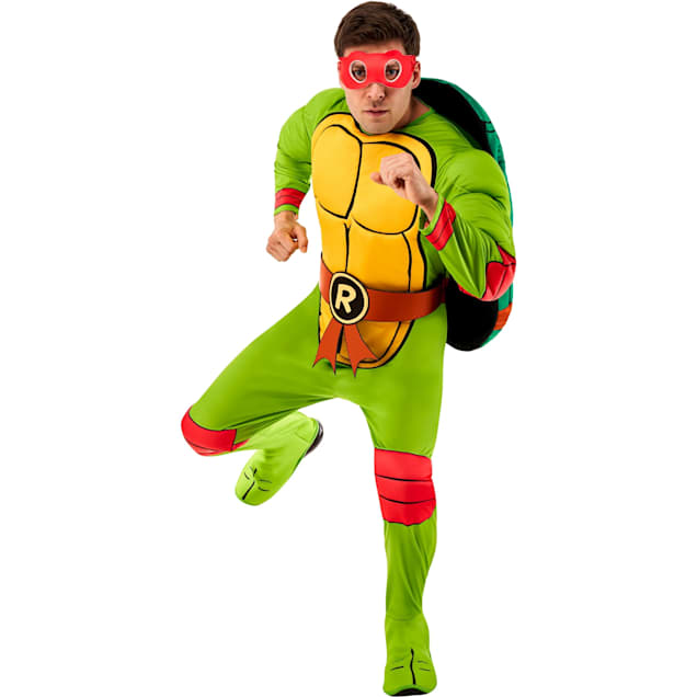 RUBIES Teenage Mutant Ninja Turtles: Raphael Deluxe Adult Costume, Medium - Carousel image #1
