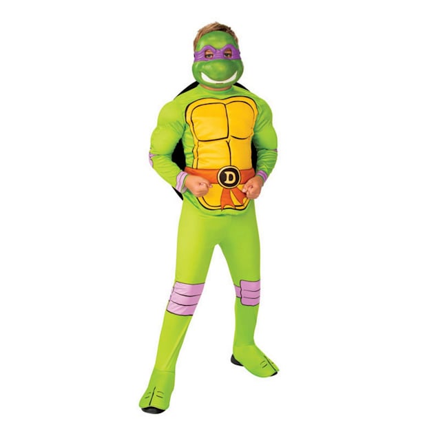 RUBIES Teenage Mutant Ninja Turtles: Donatello Deluxe Kids Costume, Small - Carousel image #1