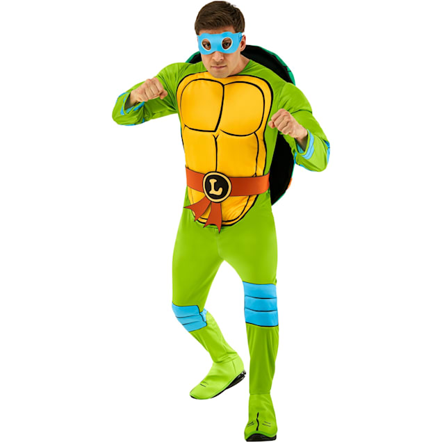 RUBIES Teenage Mutant Ninja Turtles: Leonardo Deluxe Adult Costume, Medium - Carousel image #1