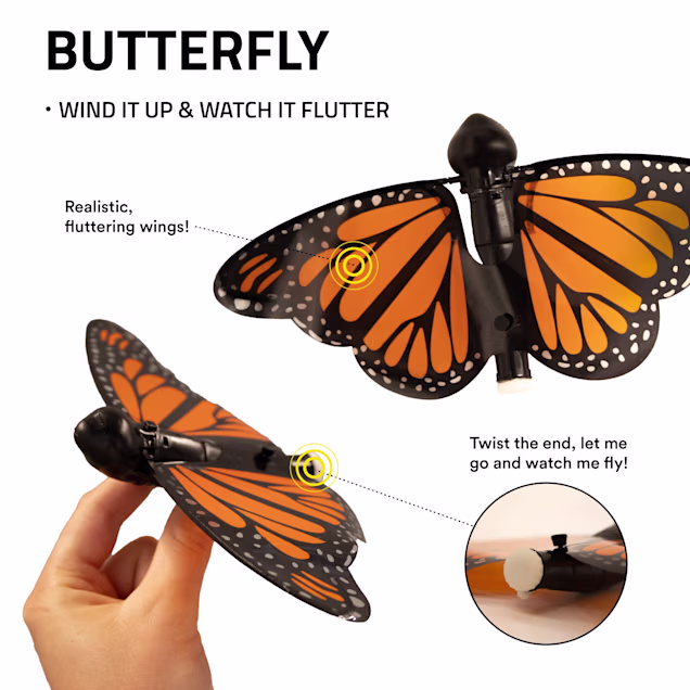 Playology Butterfly Cat Toy