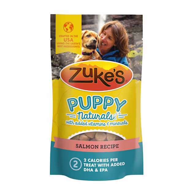 Zuke's Puppy Naturals Puppy Training made with Real Salmon Treats for Dogs of All Sizes, 3 oz. - Carousel image #1
