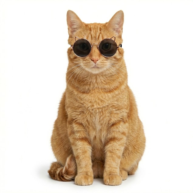 YOULY Summer Prop Cat Sunglasses - Carousel image #1