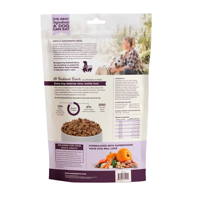 Badlands Ranch Superfood Complete Lamb & Venison Air Dried Dog