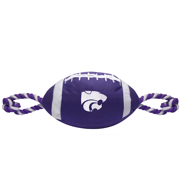 Pets First Kansas State Wildcats NCAA Football Dog Toy, Medium - Carousel image #1