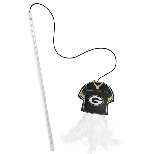 Pets First NFL Green Bay Packers Cat Wand, Small - Carousel image #1