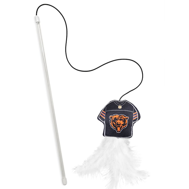 Pets First NFL Chicago Bears Cat Wand, Small - Carousel image #1