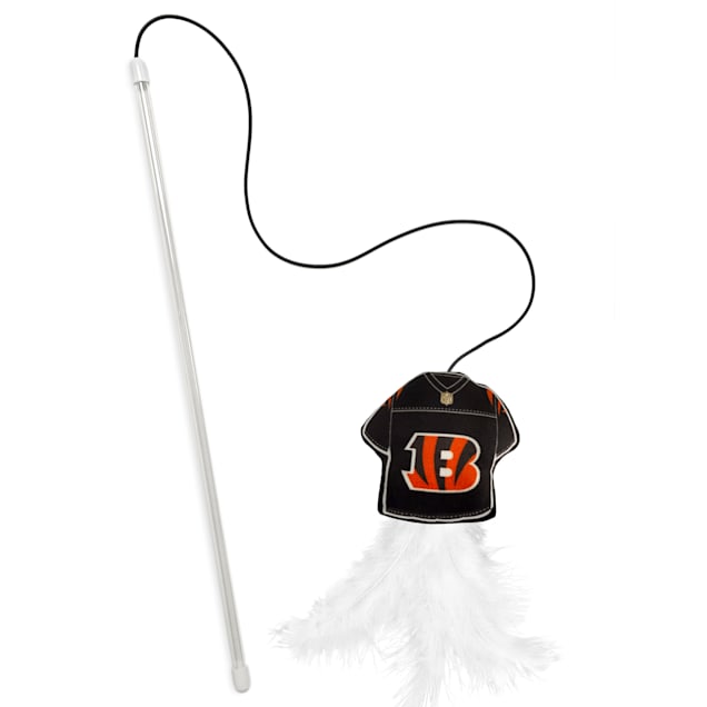 Pets First NFL Cincinnati Bengals Cat Wand, Small - Carousel image #1