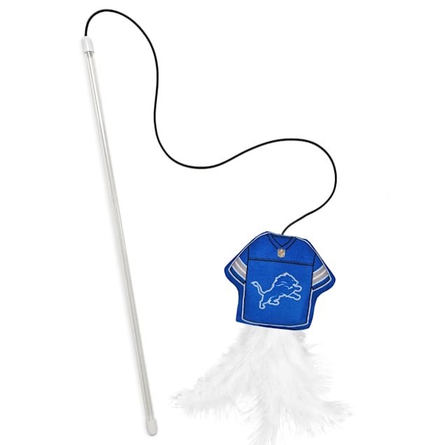 Pets First NFL Detroit Lions Cat Wand, Small - Carousel image #1
