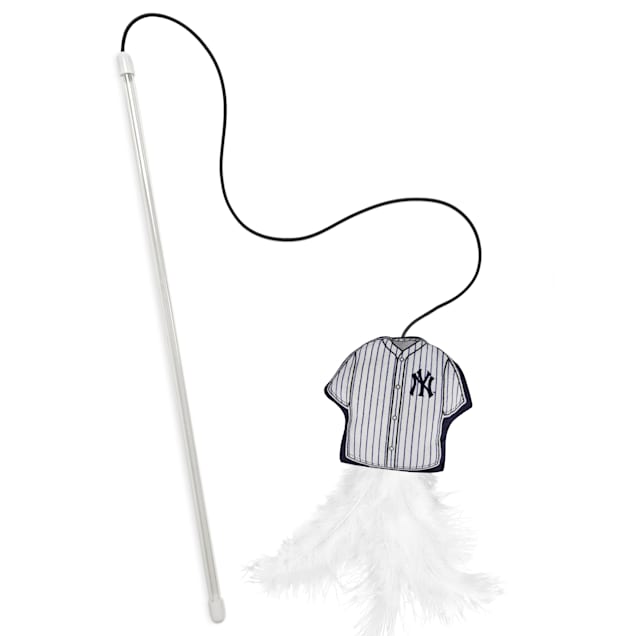 Pets First MLB New York Yankees Cat Wand, Small - Carousel image #1