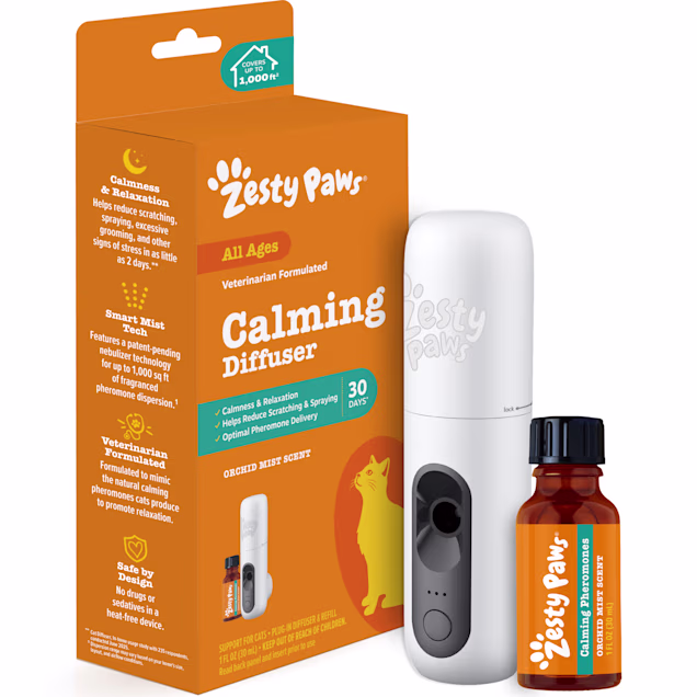Zesty Paws Starter Kit Cat Calming Diffuser, 1 fl. oz., Pack of 1