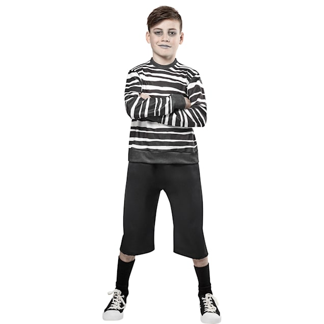 RUBIES Wednesday Nevermore Academy: Pugsley Addams Kids Costume, Black, Small - Carousel image #1