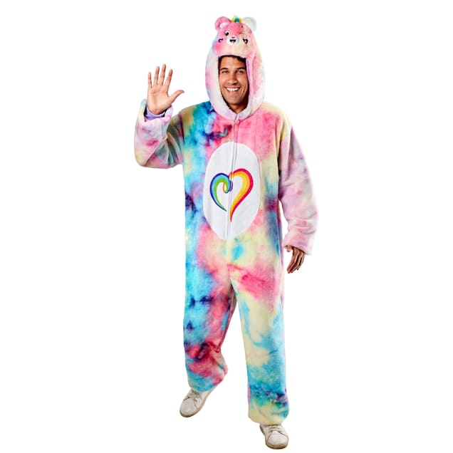 RUBIES The Carebears: Togetherness Bear Adult Zipsters Costume, Multi-Color, Small/Medium - Carousel image #1