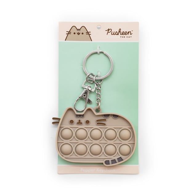 Pusheen Cat Loaf Fidget Keychain - Carousel image #1