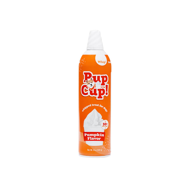 Pup Cup! Pumpkin Whipped Cream Dog Treat, 13 oz. - Carousel image #1