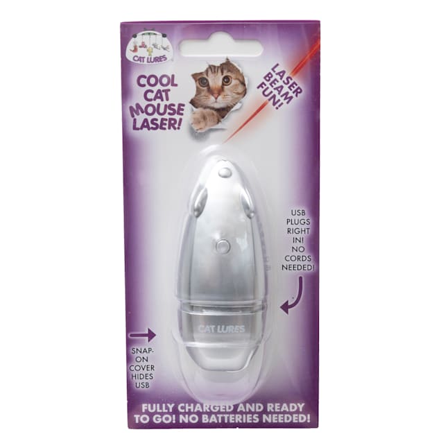 Cat Lures USB Cool Cat Mouse Laser Cat Toy, Small - Carousel image #1