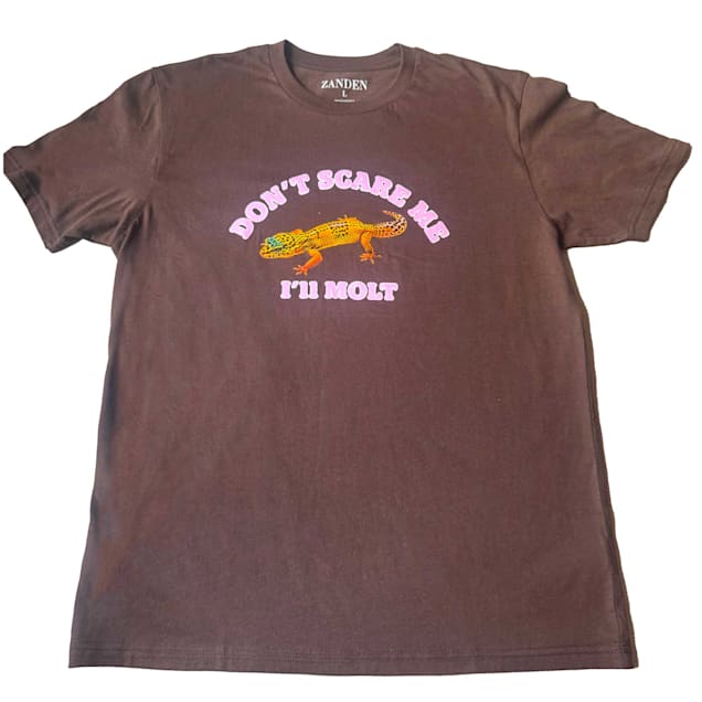 Zanden Don't Scare Me I'll Molt Adult Unisex T-Shirt, Small - Carousel image #1